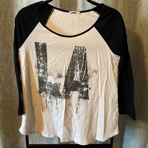 Soprano Long Sleeve LA Raglan Shirt